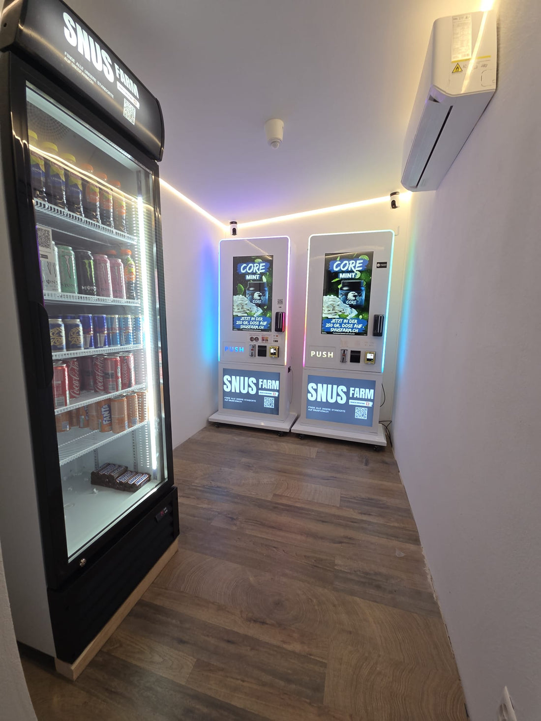 Neu in Kaltbrunn: Snus, Vapes & mehr direkt am Snusfarm Verkaufsautomaten
