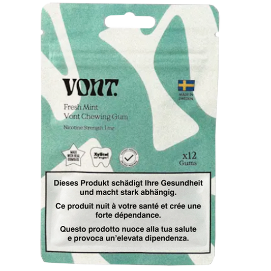 Vont Chewing Gum Fresh Mint 3mg