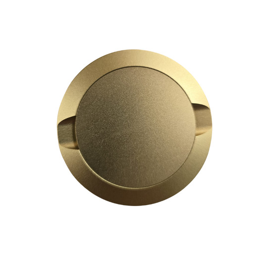 SNUS DOSE ALUMINIUM 3 TEILIG Gold