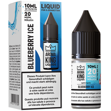 Aroma King Liquid 10ml Blueberry Ice 20mg