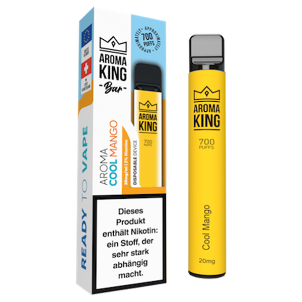 Aroma King Bar 700 Cool Mango 20mg
bei snusfarm.ch Snus bei Snusfarm.ch in der schweiz toppreise Snus in Altendorf 24/7h