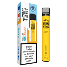 Aroma King Bar 700 Cool Mango 20mg
bei snusfarm.ch Snus bei Snusfarm.ch in der schweiz toppreise Snus in Altendorf 24/7h