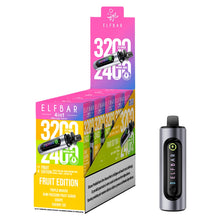 ELFBAR 4in1 Kit Fruits Edition mit bis zu 3200 Puffs in der Originalverpackung. Wiederaufladbares Vape-Kit mit vier fruchtigen Geschmacksrichtungen und leistungsstarkem Akku.