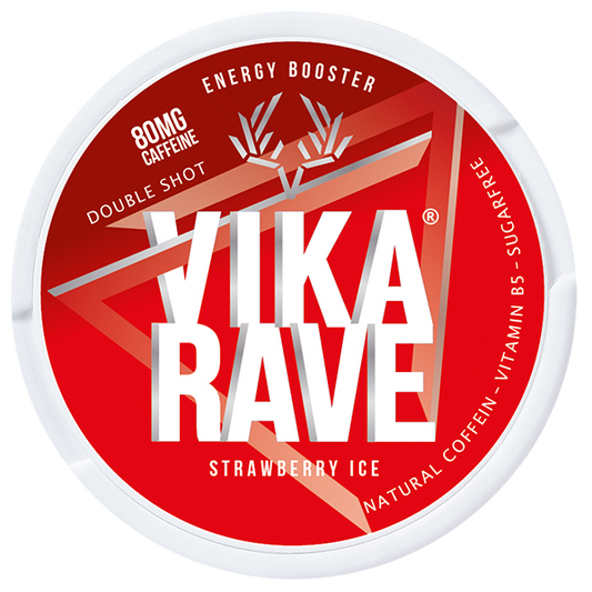 Vika Rave Strawberry Ice Double Shot 80mg